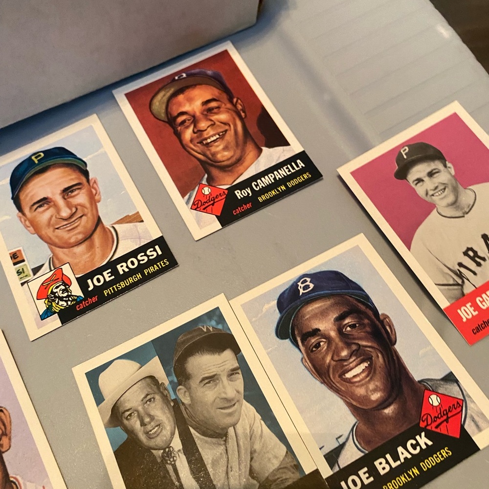 Vintage Baseball Trading Cards Collection